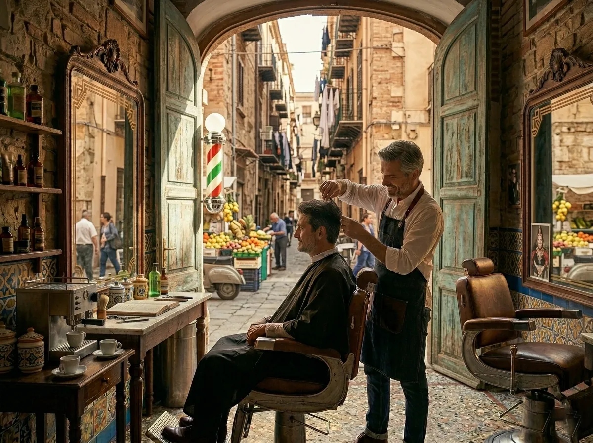 Barbershop in Palermo